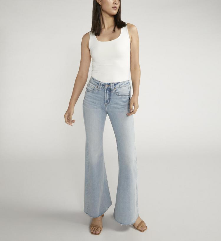 Silver Jeans® Ladies' Suki Mid Rise Flare Jeans Product Image