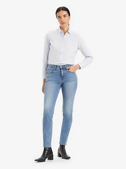 Levi's High Rise Straight Performance Cool Women's Jeans Product Image