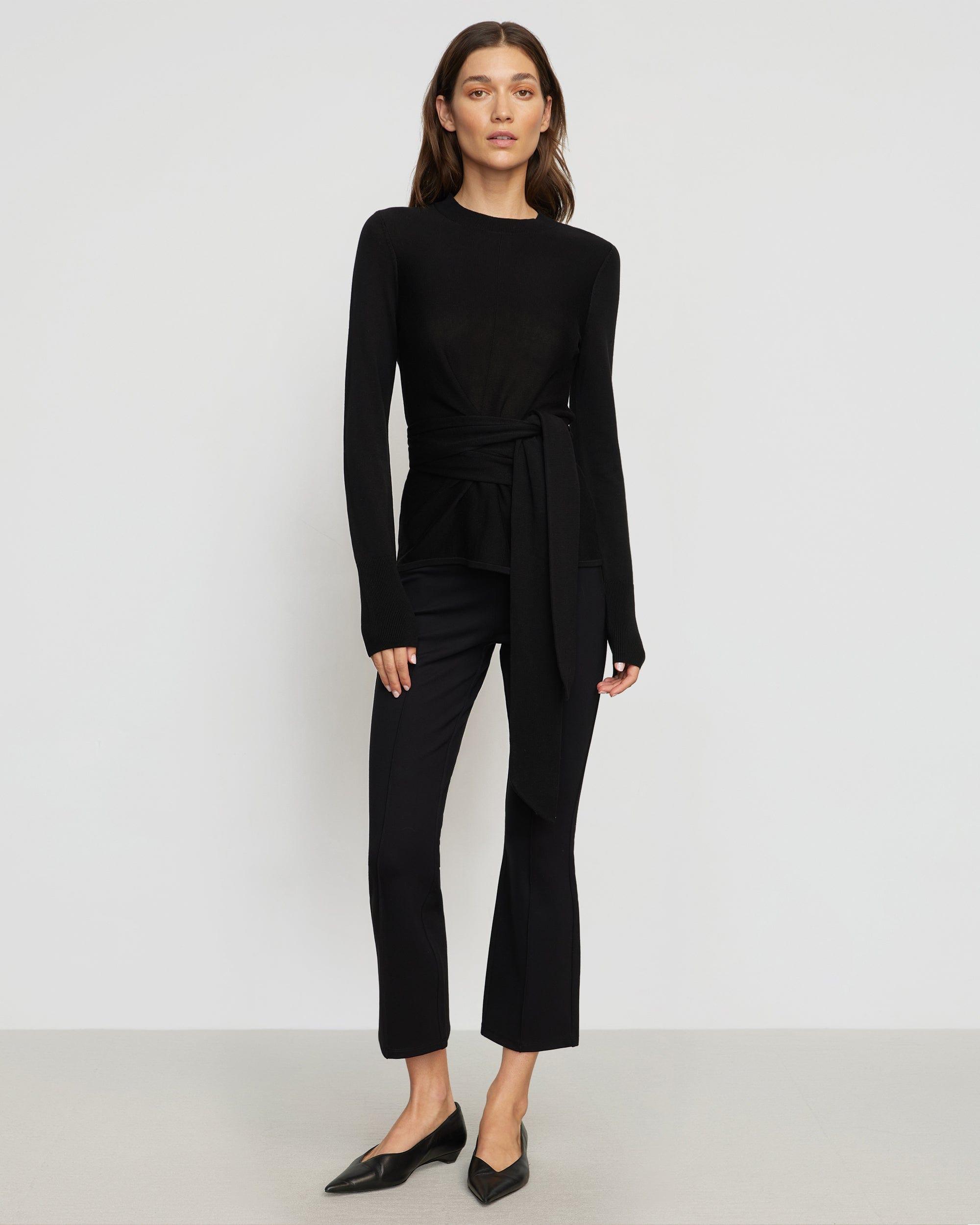 Tez Kick-Flare Ponte Stretch Pant Product Image