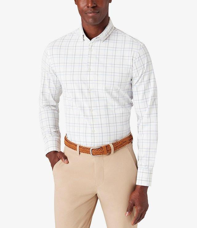 Mizzen+Main Trim Fit Leeward Performance Stretch Plaid Long-Sleeve Woven Shirt Product Image