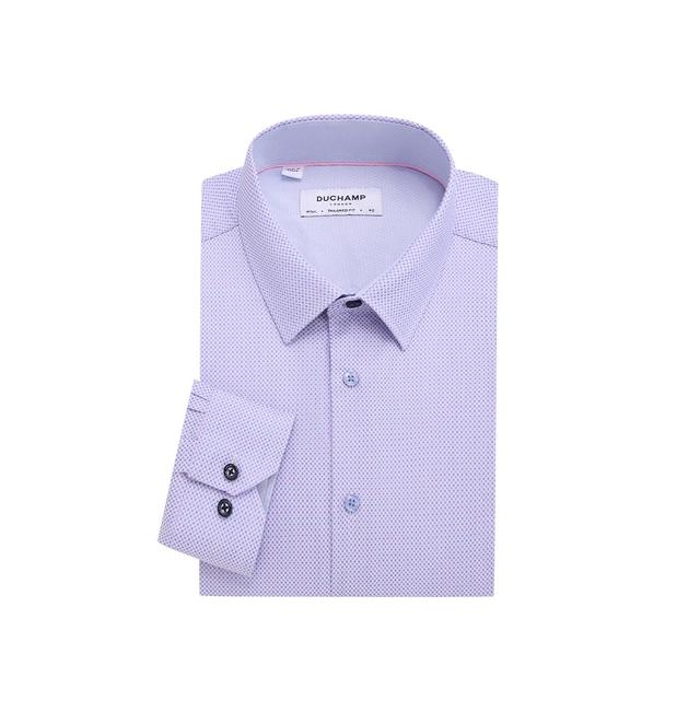 Duchamp London Mens Textured Dot Dress Shirt Product Image