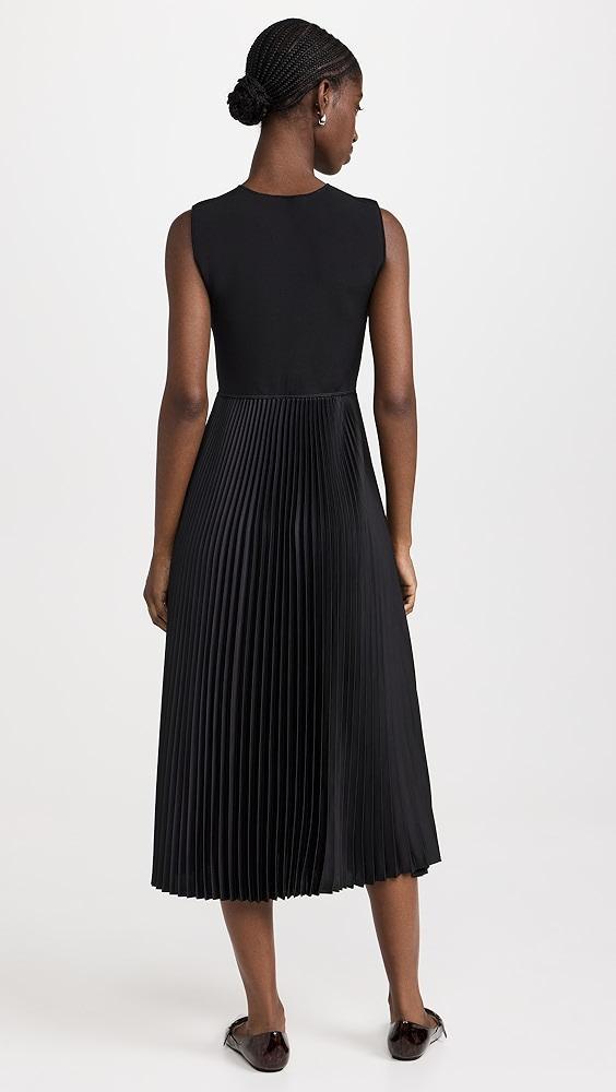 Theory Crew Sleeveless Pleated Dress | Shopbop Product Image