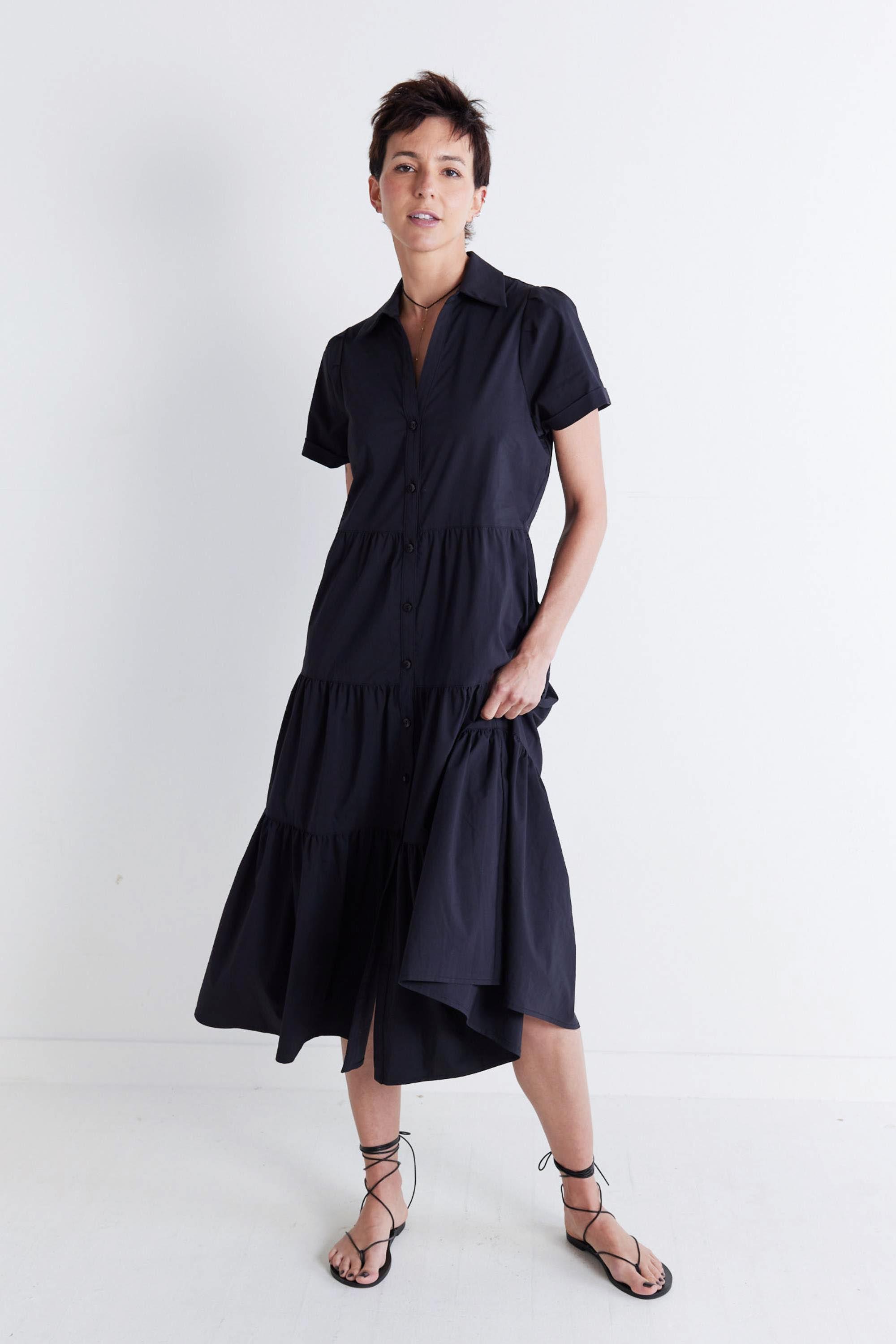 Breaking Free Long Poplin Dress Product Image