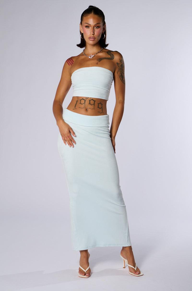 HELP YOUR MIND CORSET TOP AND MAXI SKIRT product image