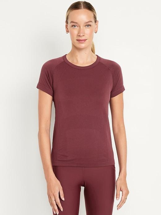 Fitted Seamless T-Shirt Product Image