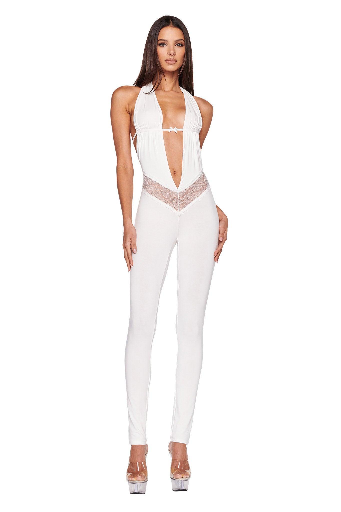 ASTORA JUMPSUIT - WHITE Product Image