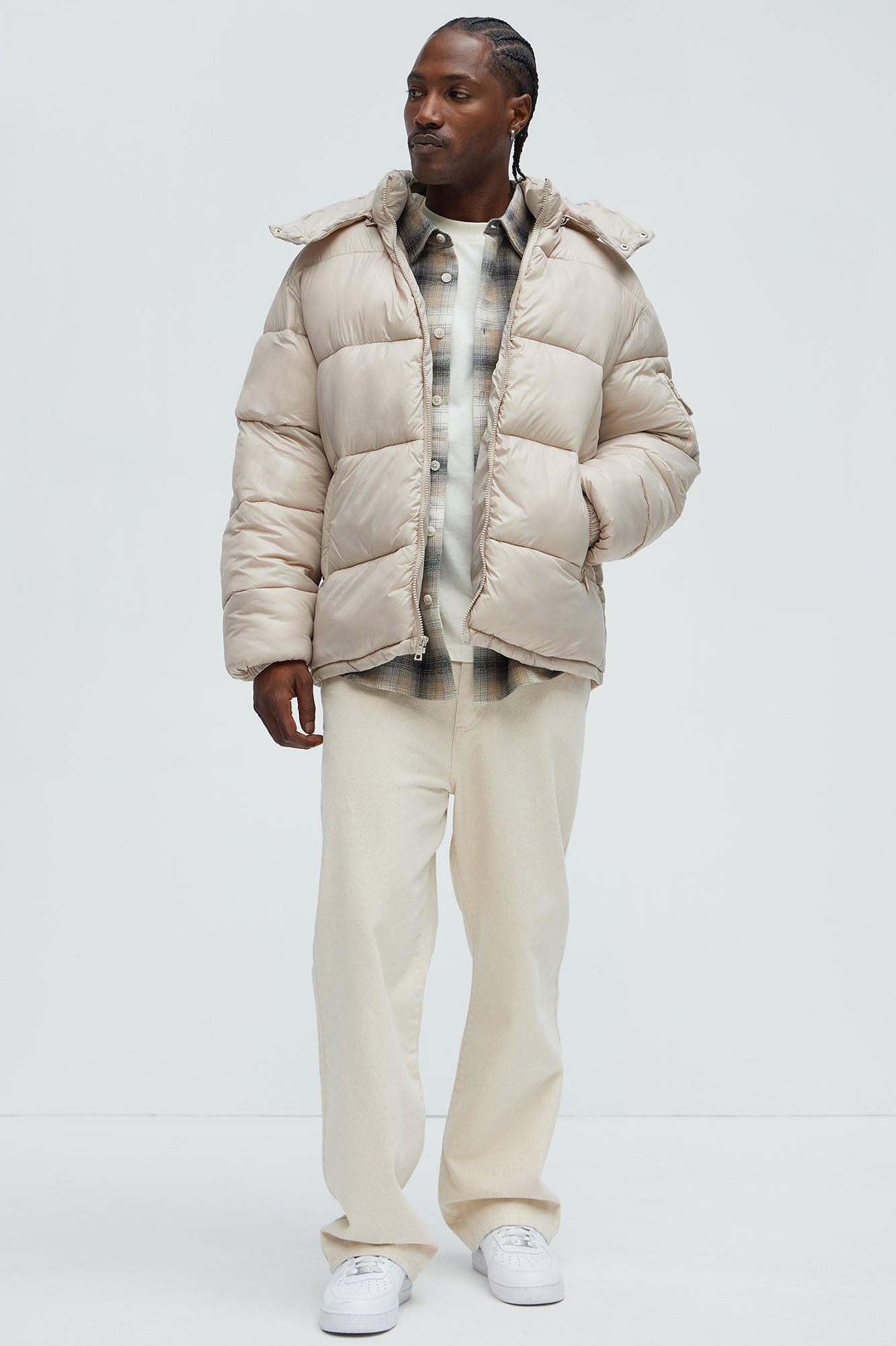 Nixer Puffer Jacket - Tan Product Image