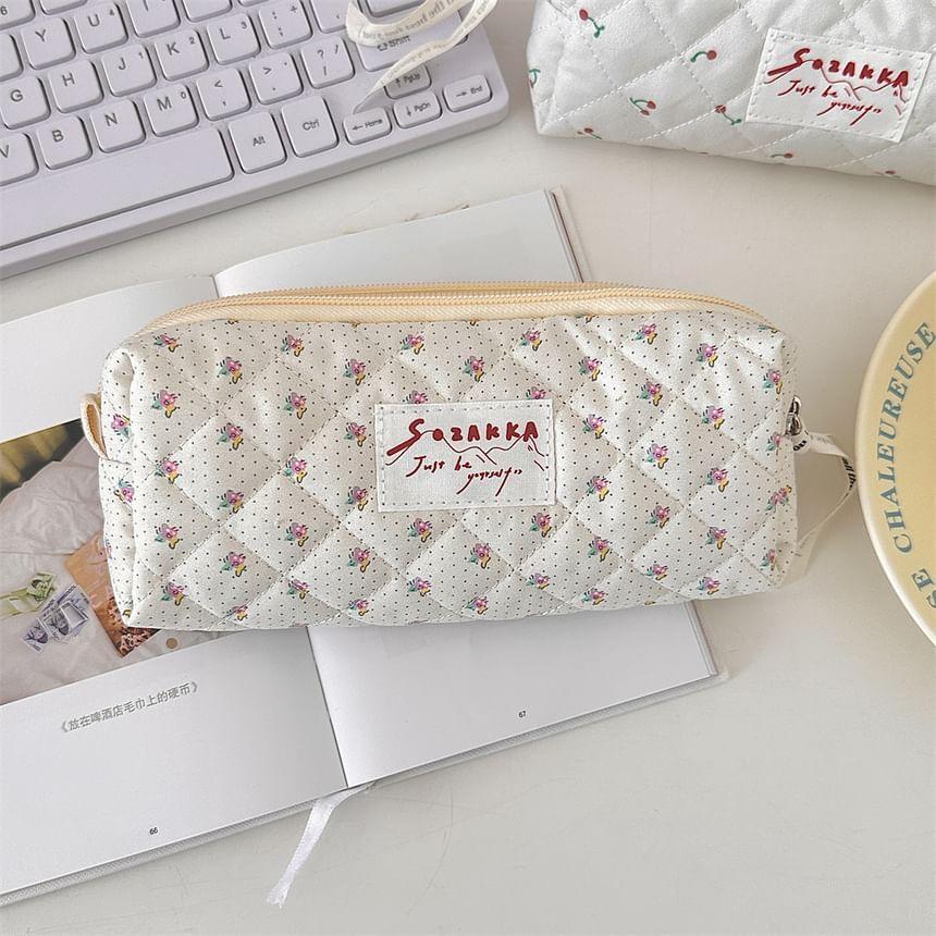 Lettering Tag Cosmetic Pouch Product Image