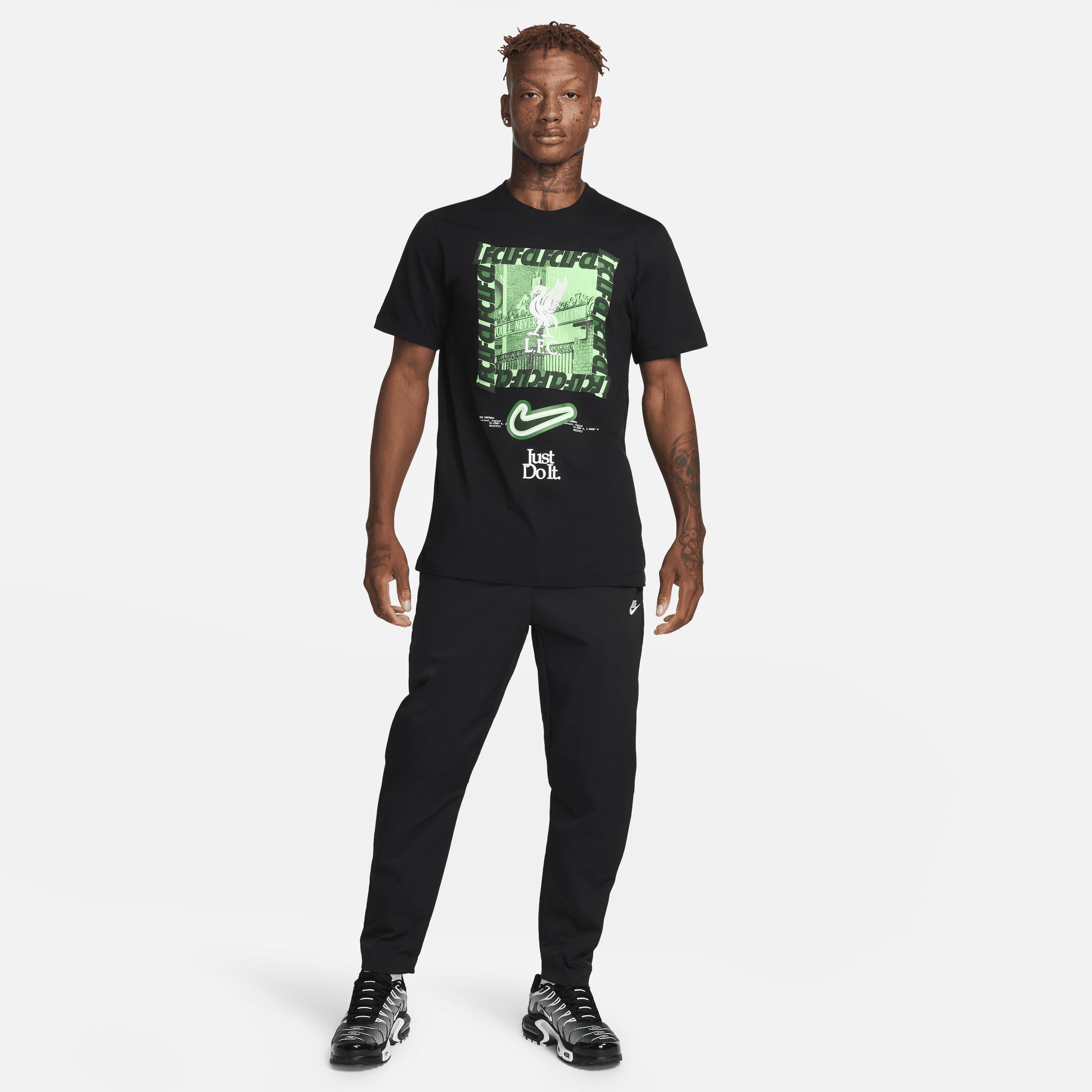 Mens Nike Black Liverpool DNA T-Shirt Product Image