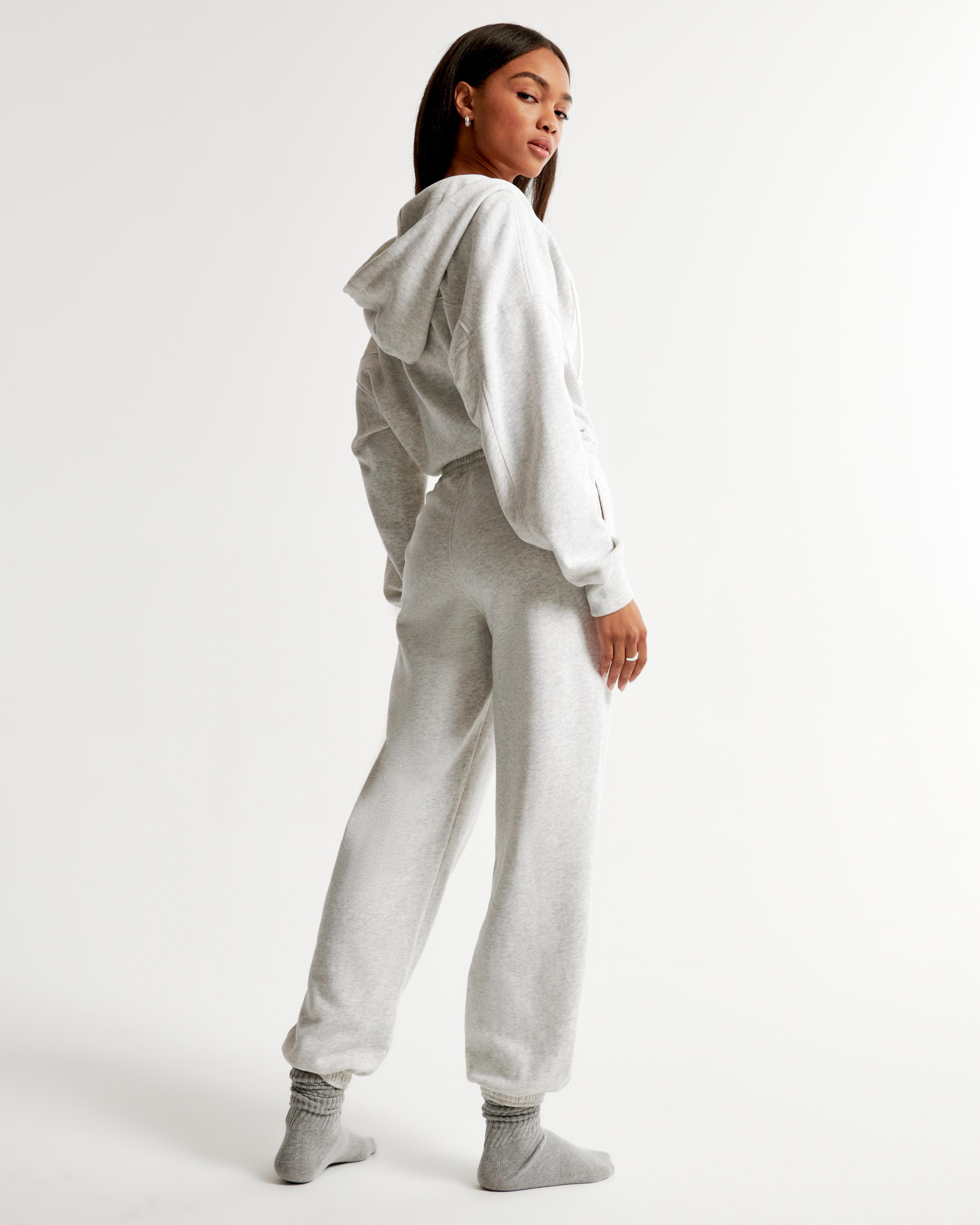 Long-Sleeve Hooded Fleece Jumpsuit Product Image