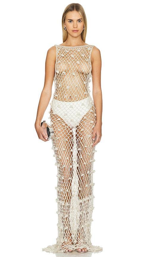 Malva Crochet Maxi Dress Product Image