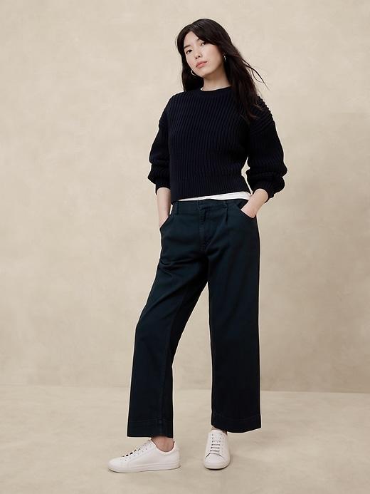 Twill Straight Pull-On Pant Product Image