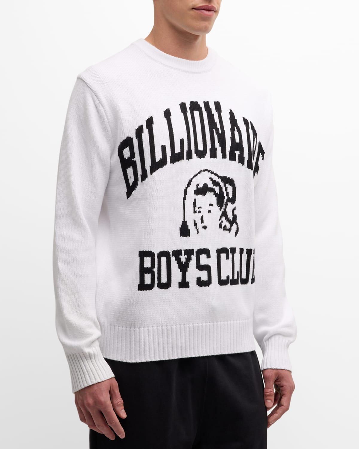 Mens BB Campus Knit Crewneck Sweater Product Image