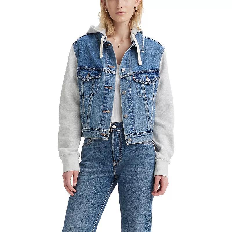 Womens Levis Hybrid Trucker Jacket Product Image