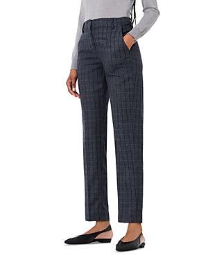 Emporio Armani Windowpane Slim Leg Trousers Product Image