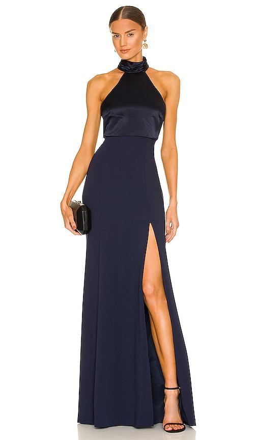 Cinq  Sept Alexandra Halter Neck Gown Product Image