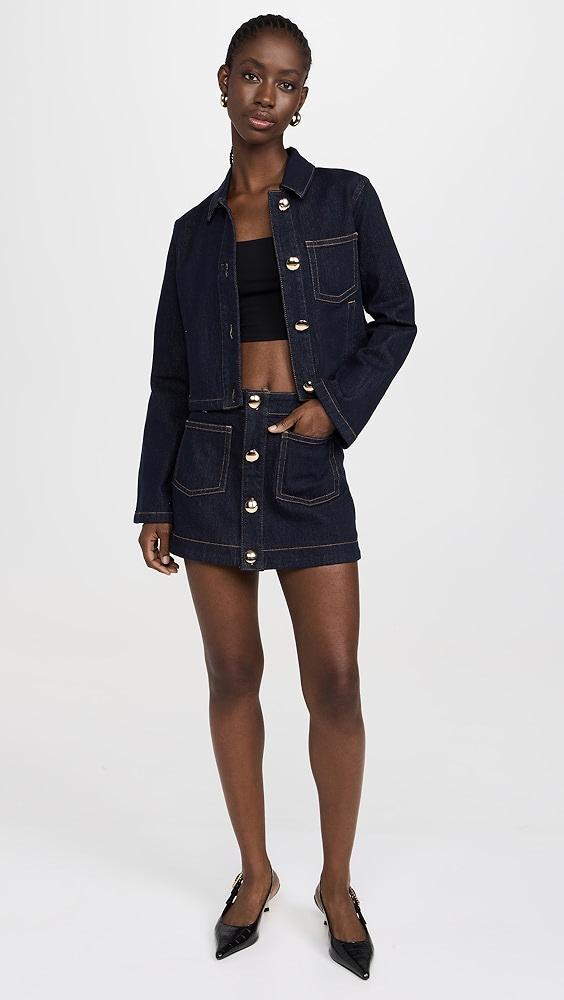 BARDOT Lorenzo Denim Mini Skirt | Shopbop Product Image