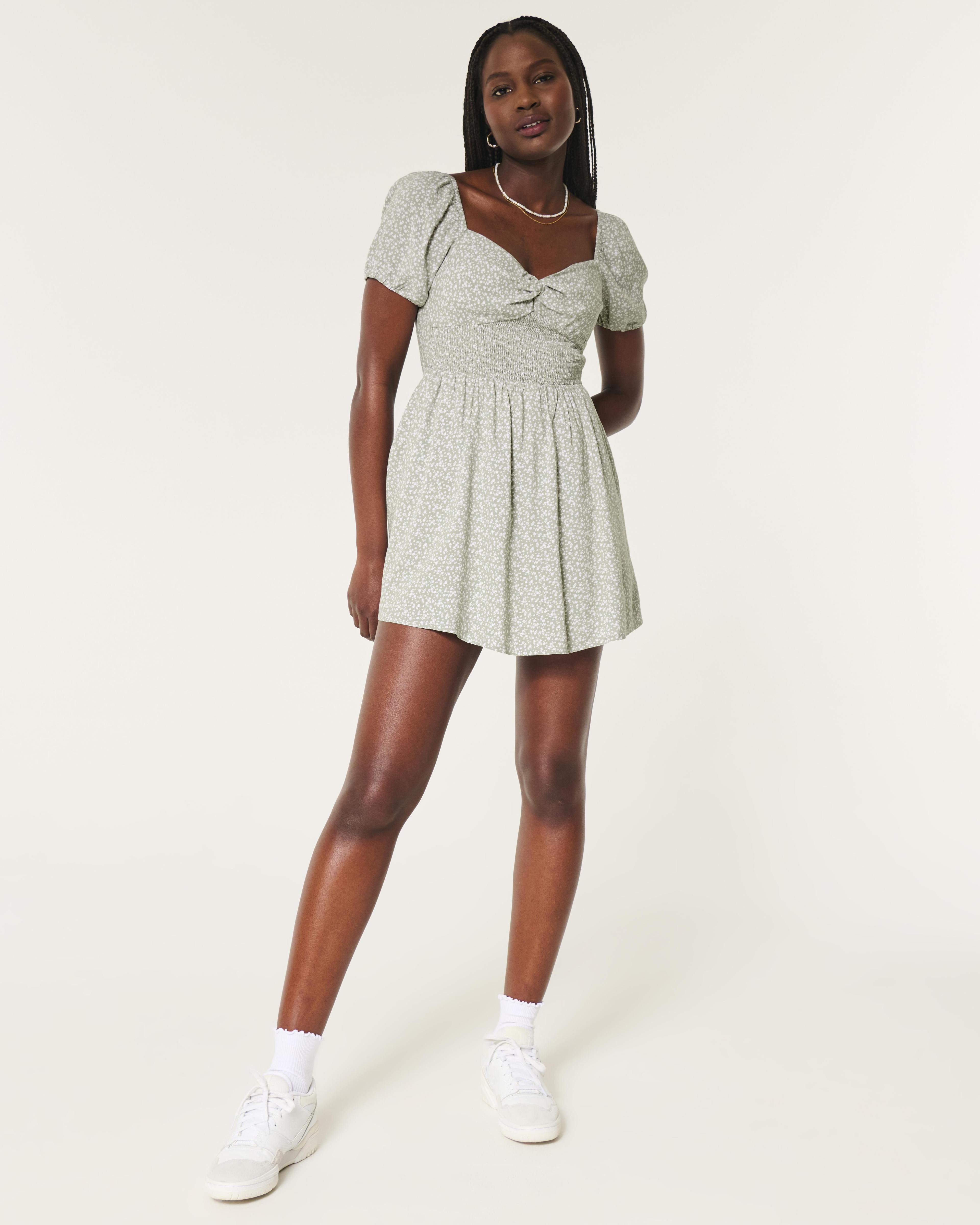 Twist Bust Tie-Back Skort Dress Product Image