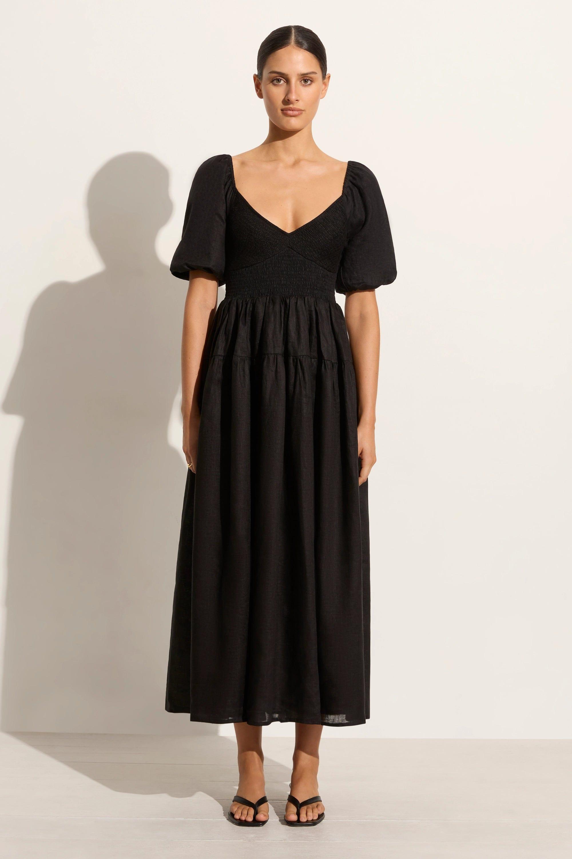 Rosarico Midi Dress Black - Final Sale Product Image