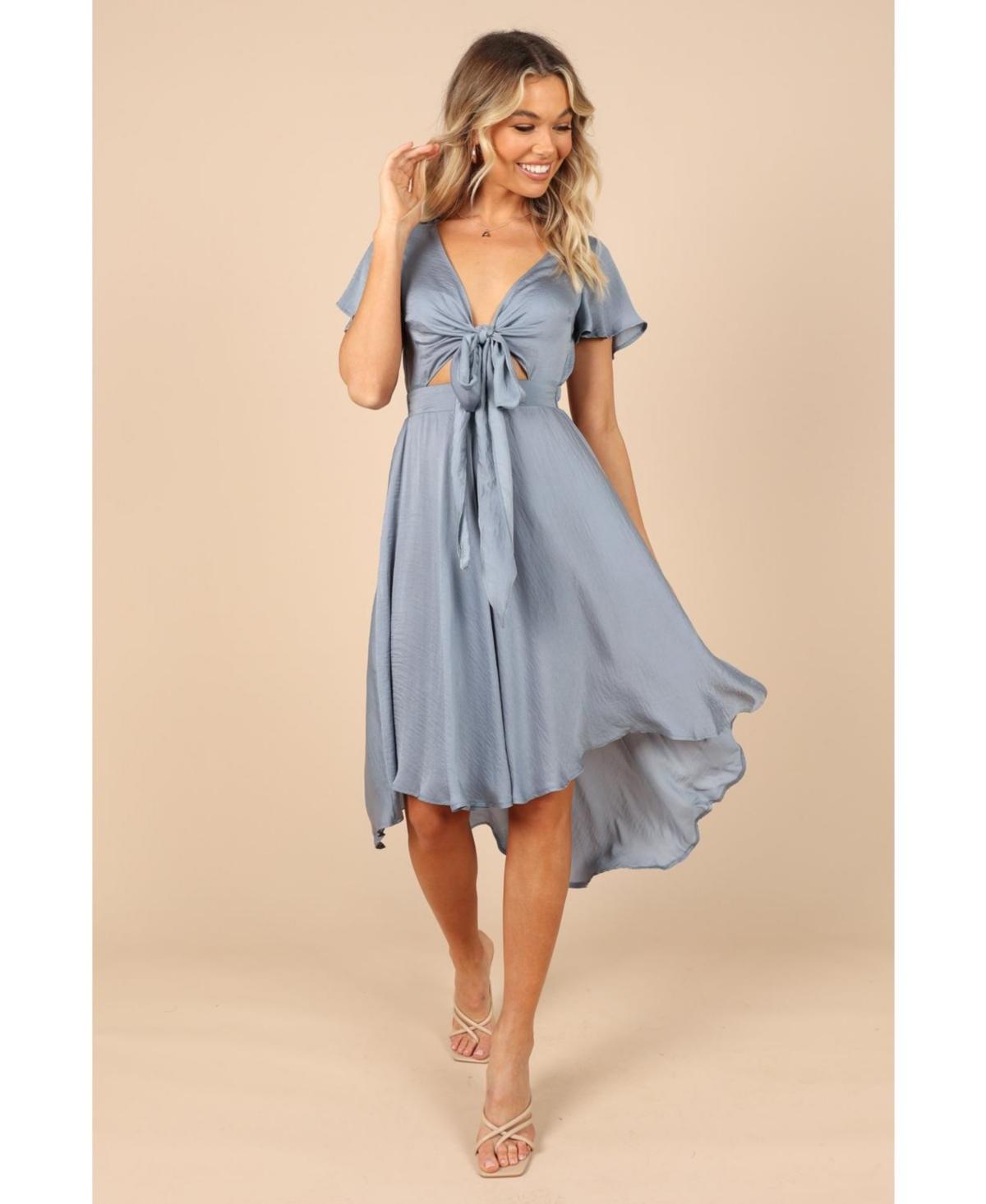 Petal and Pup Womens Amanda High Low Tie Front Dress product image