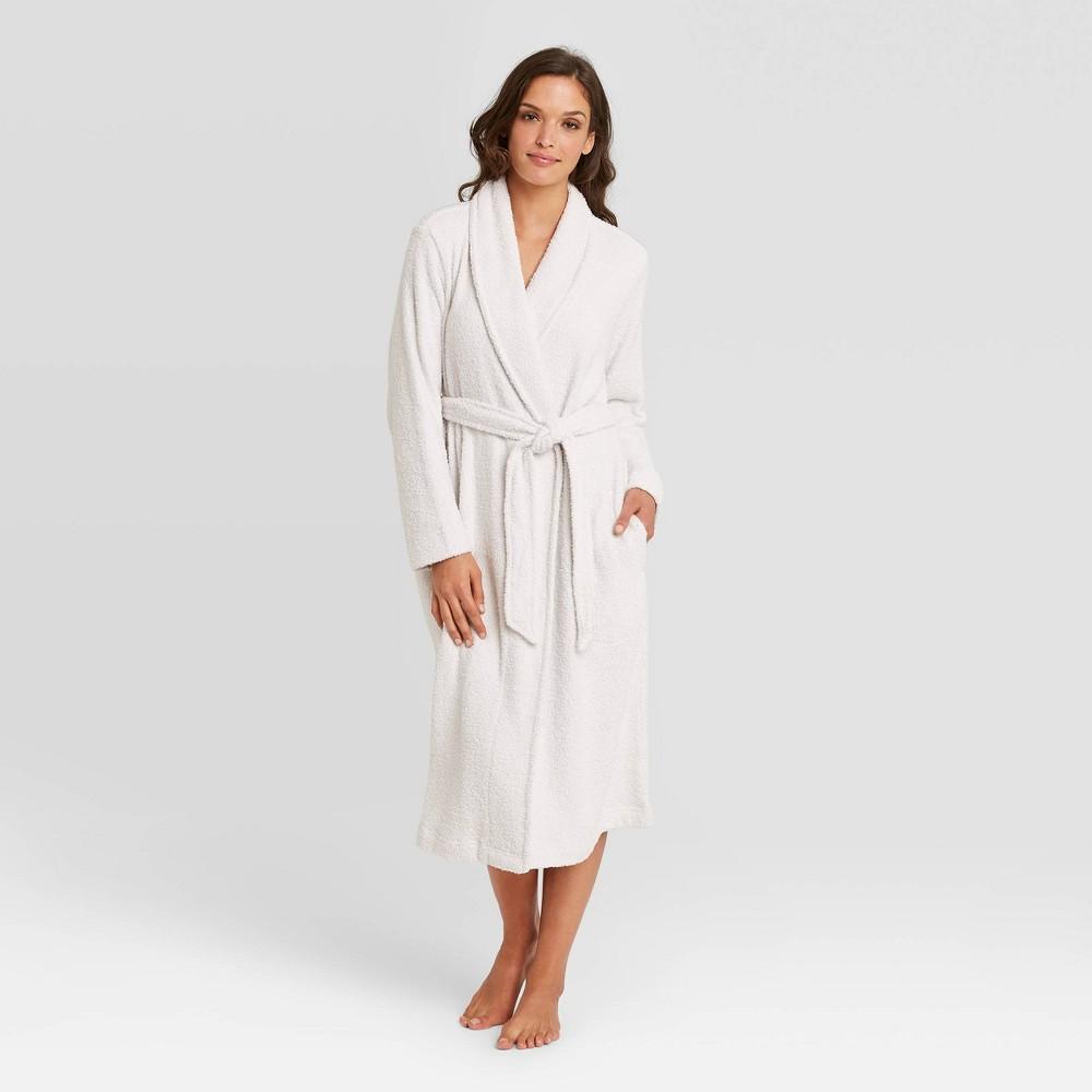 Womens Cozy Chenille Robe - Stars Above Cream XS/S Product Image