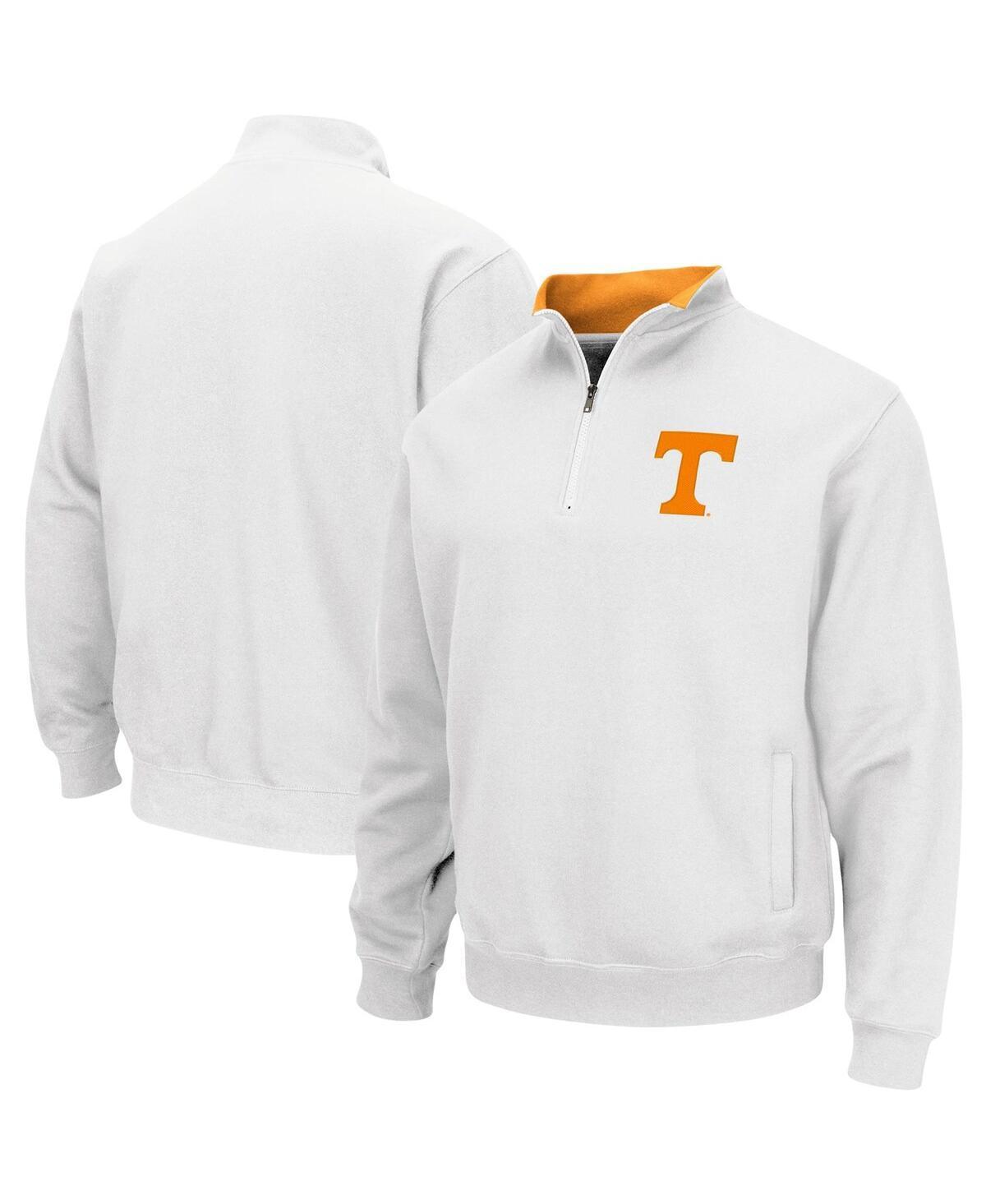 Mens Colosseum White Tennessee Volunteers Tortugas Logo Quarter-Zip Jacket Product Image