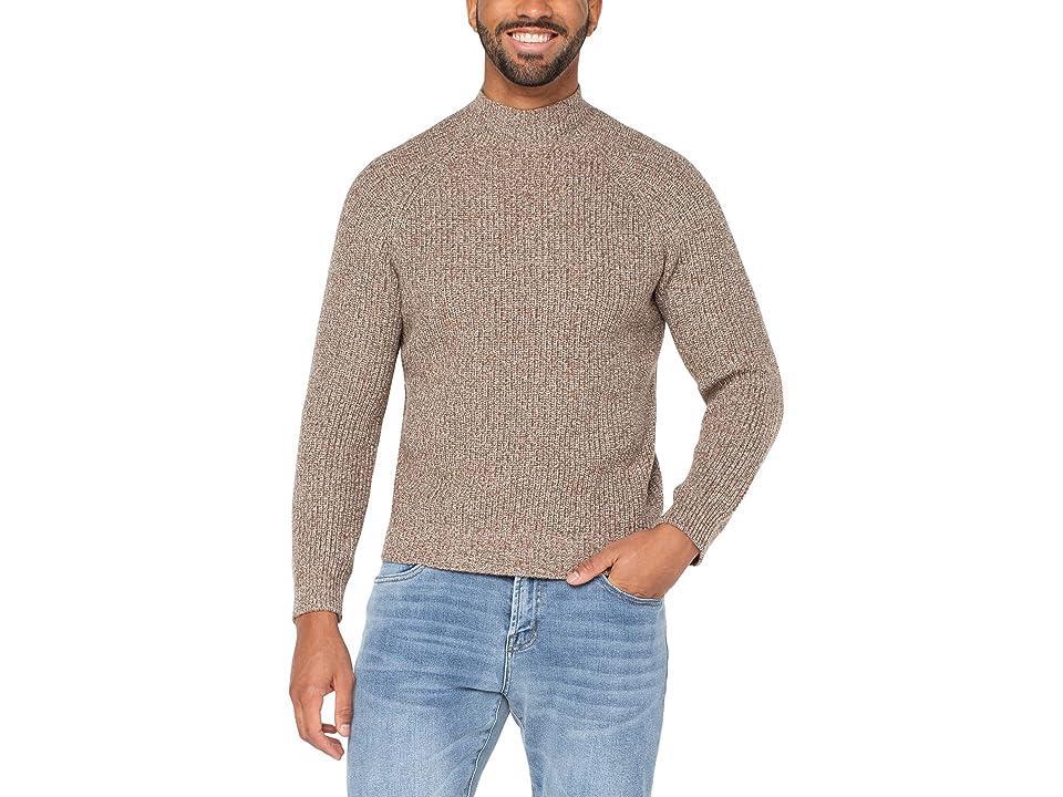 Liverpool Los Angeles Shaker Stitch Mock Neck Sweater Product Image