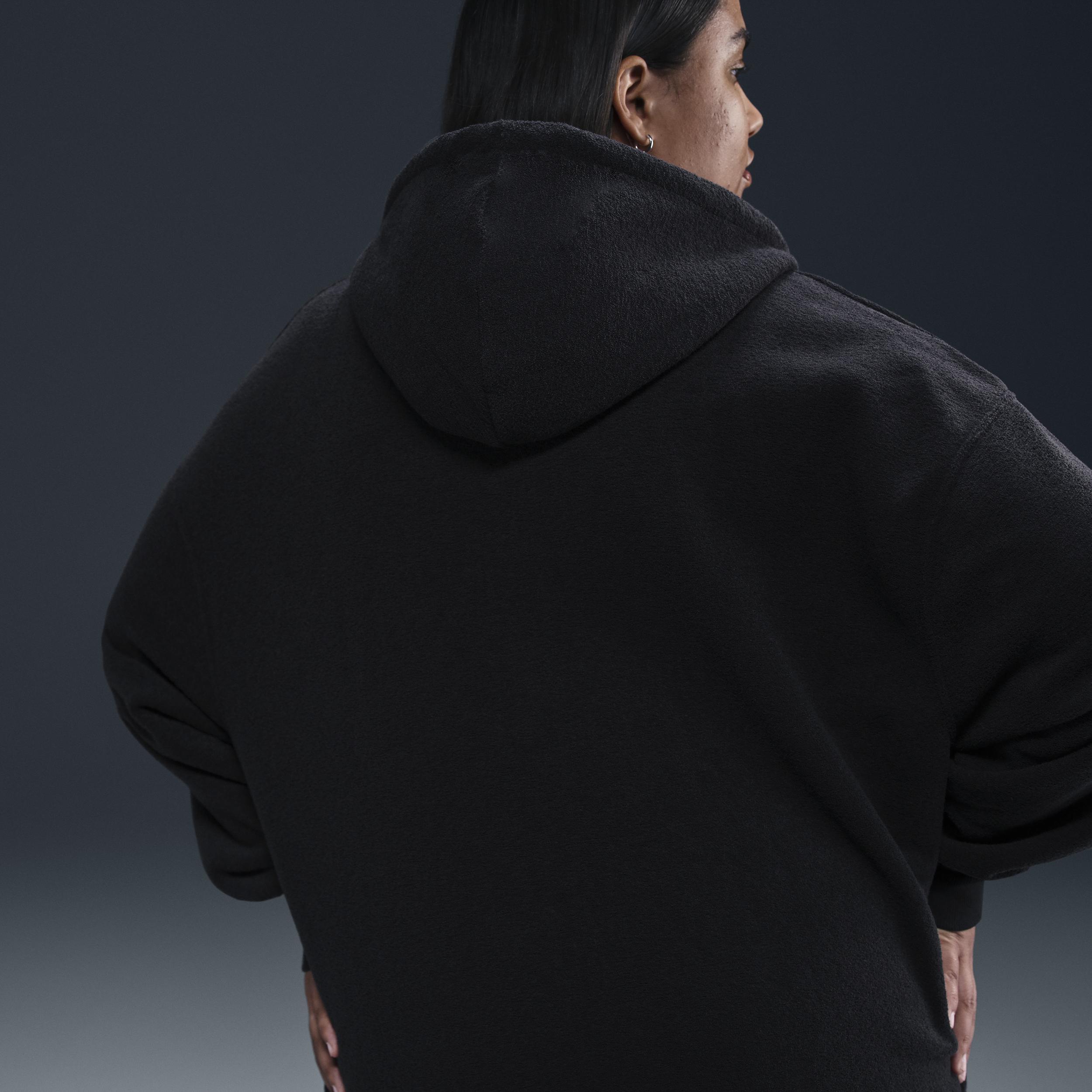 Women's Nike Sportswear Phoenix Plush Oversized Cozy Fleece Full-Zip Hoodie (Plus Size) Product Image