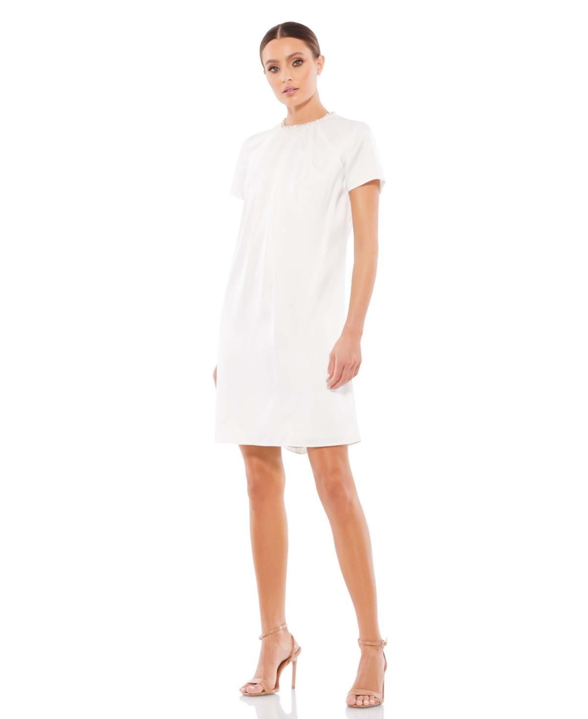 Womens Ieena Short Sleeve Shift Dress Product Image