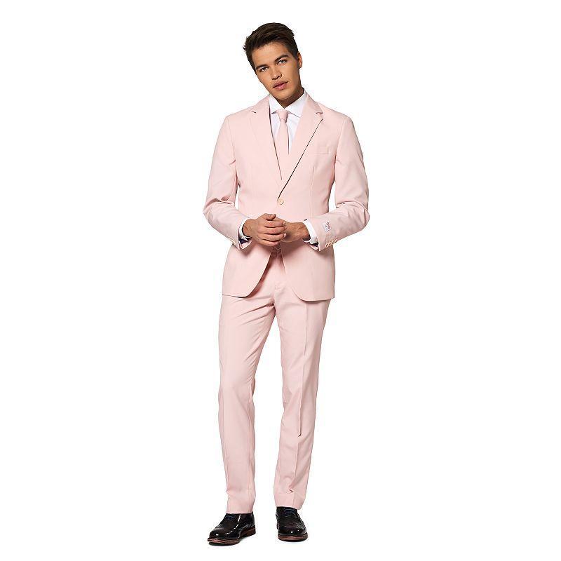 Mens OppoSuits Slim-Fit Solid Suit & Tie Set Product Image