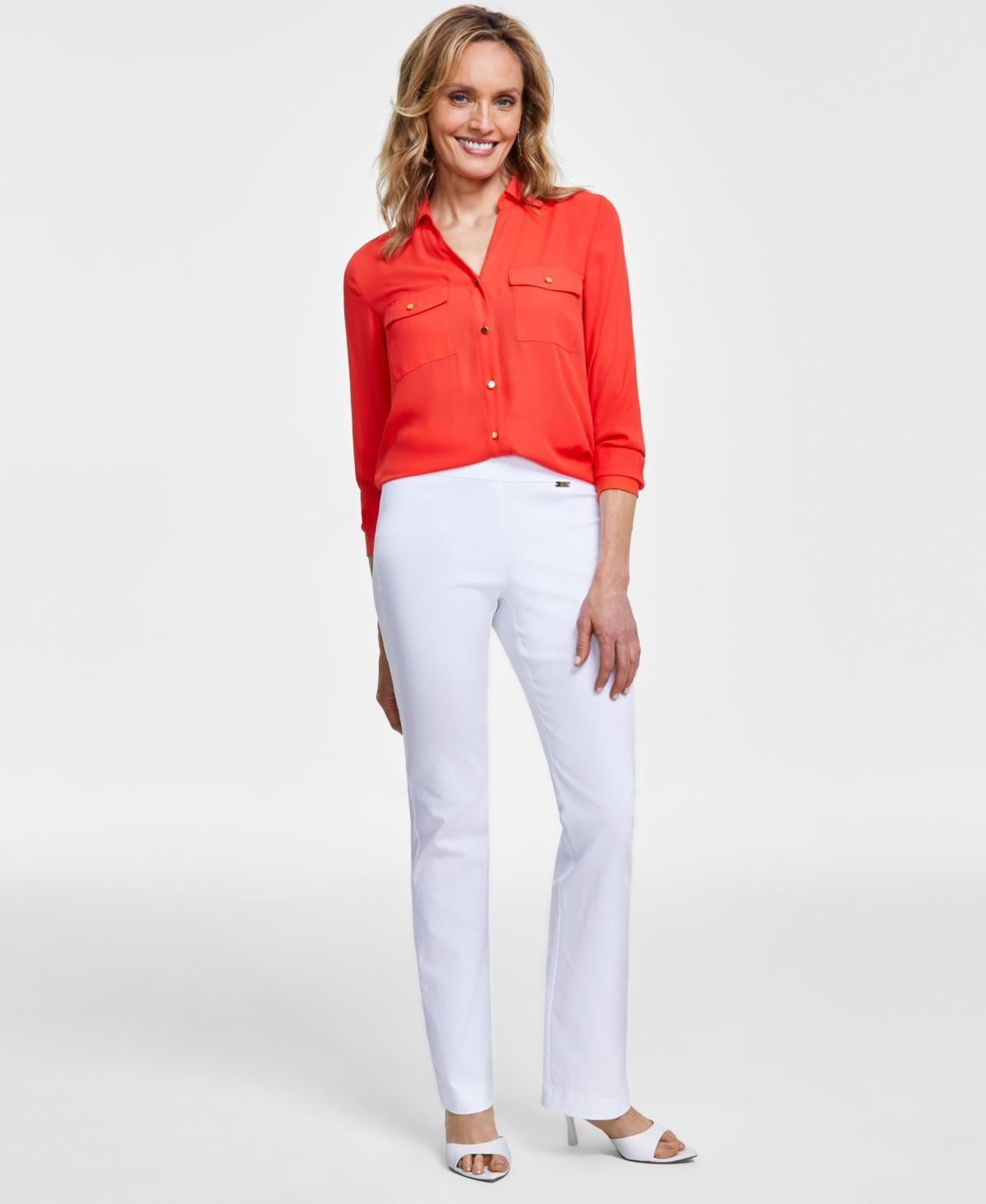 Women's Tummy-Control Mini Bootcut Pants, Created for Macy's  Product Image