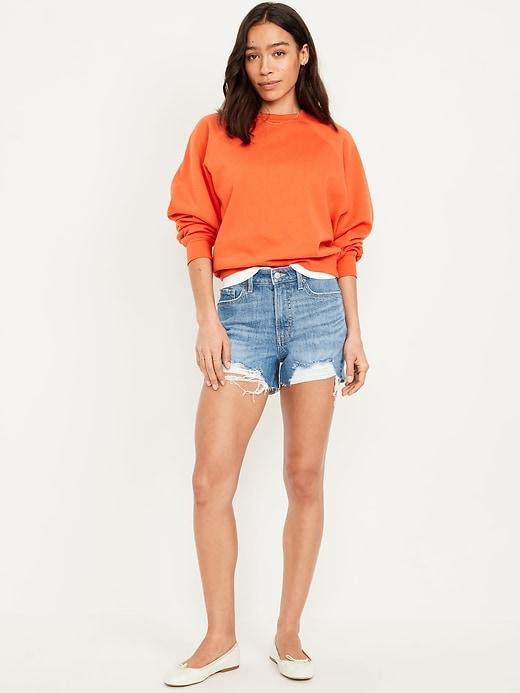 High-Waisted OG Jean Cut-Off Shorts -- 3-inch inseam Product Image