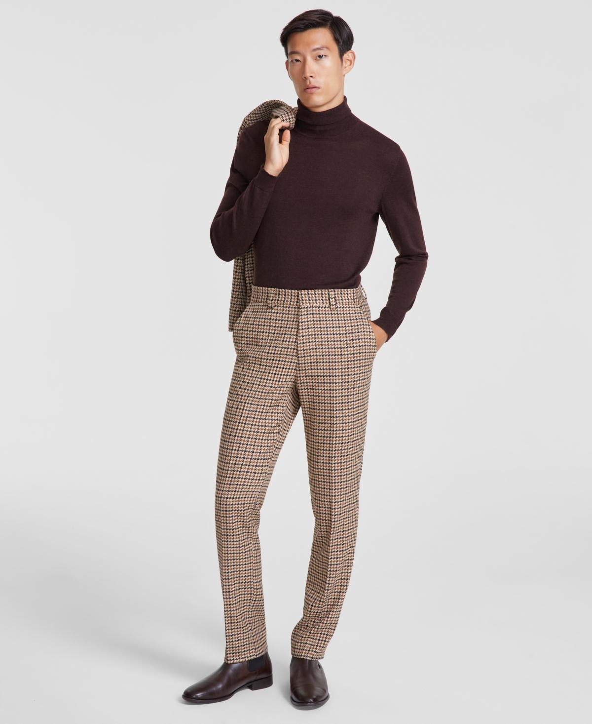 Hugo by Hugo Boss Mens Modern-Fit Houndstooth Suit Separate Pants Product Image