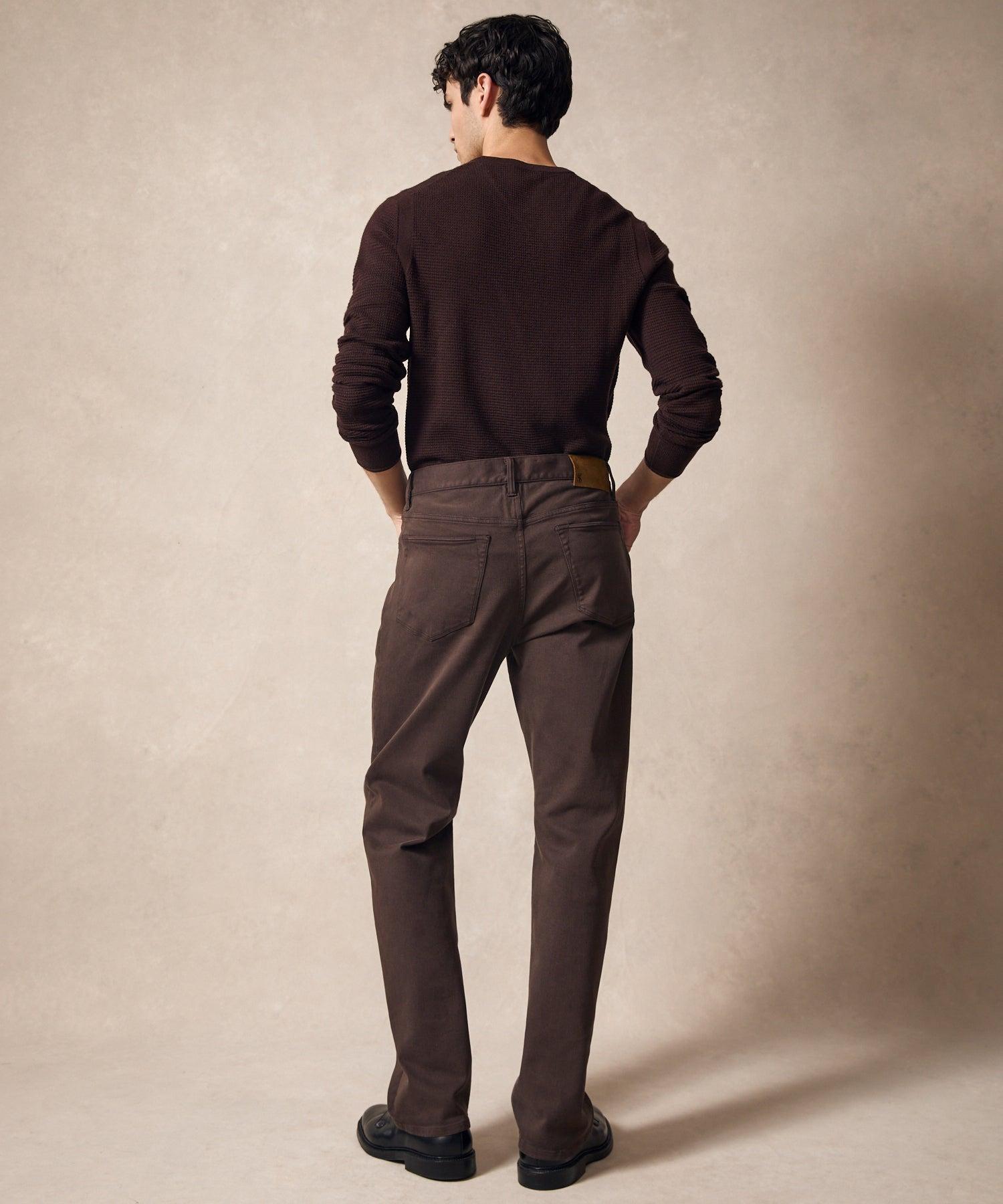 Vintage Straight Fit 5-Pocket Chino in Espresso Bean Product Image