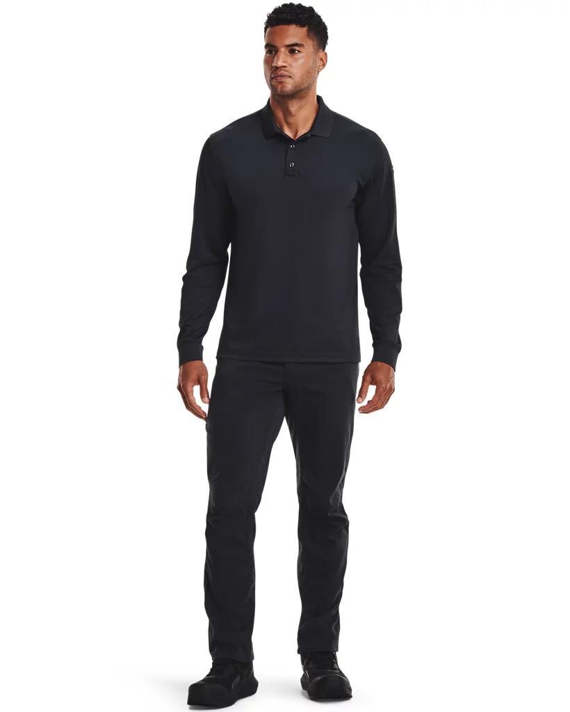 Mens UA Tactical Performance Polo 2.0 Long Sleeve Product Image