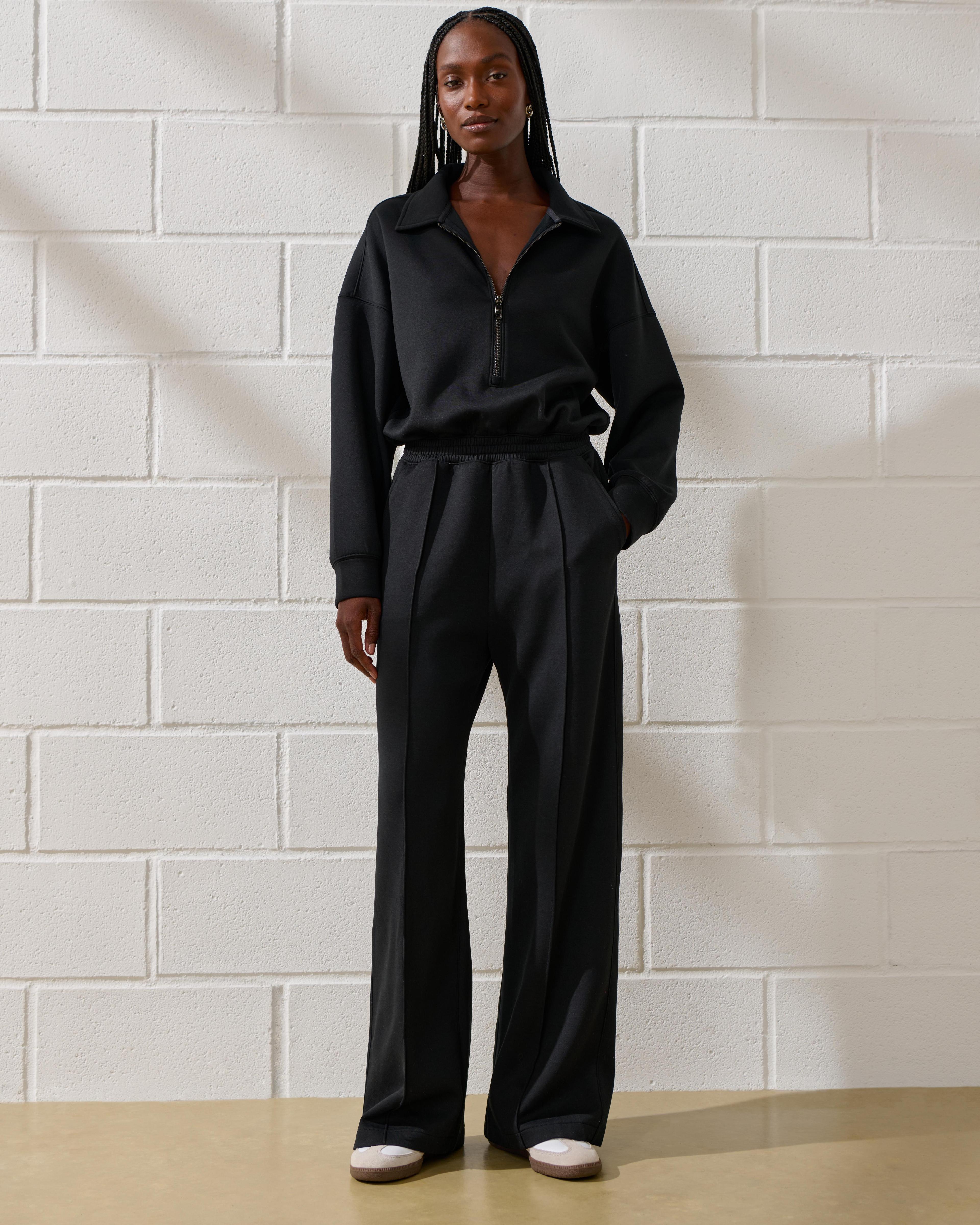 YPB neoKNIT Long-Sleeve Half-Zip Jumpsuit Product Image