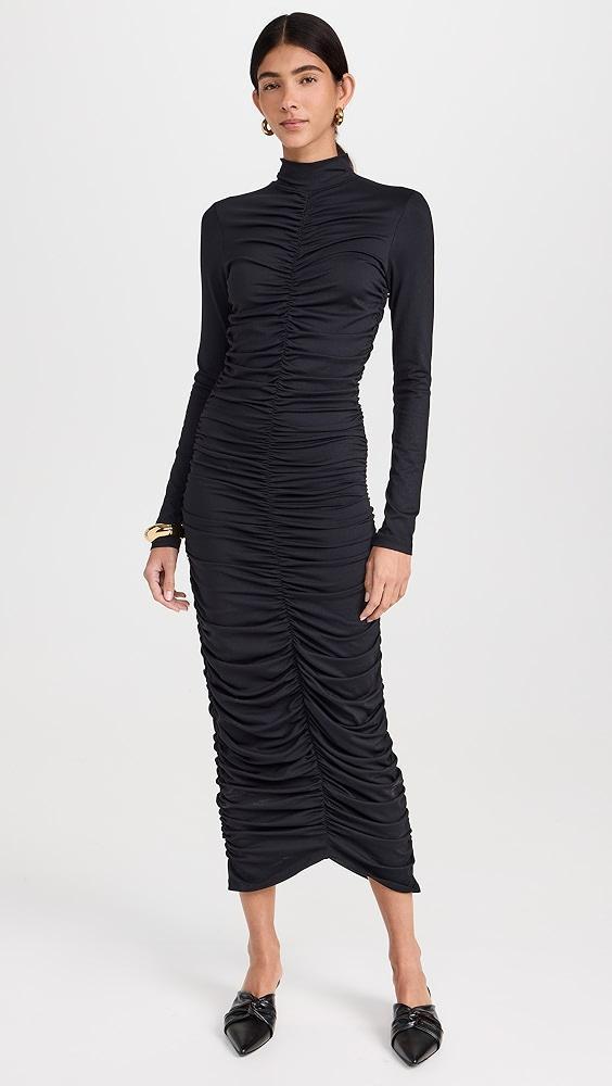 Susana Monaco Gathered Long Sleeve Dress | Shopbop Product Image