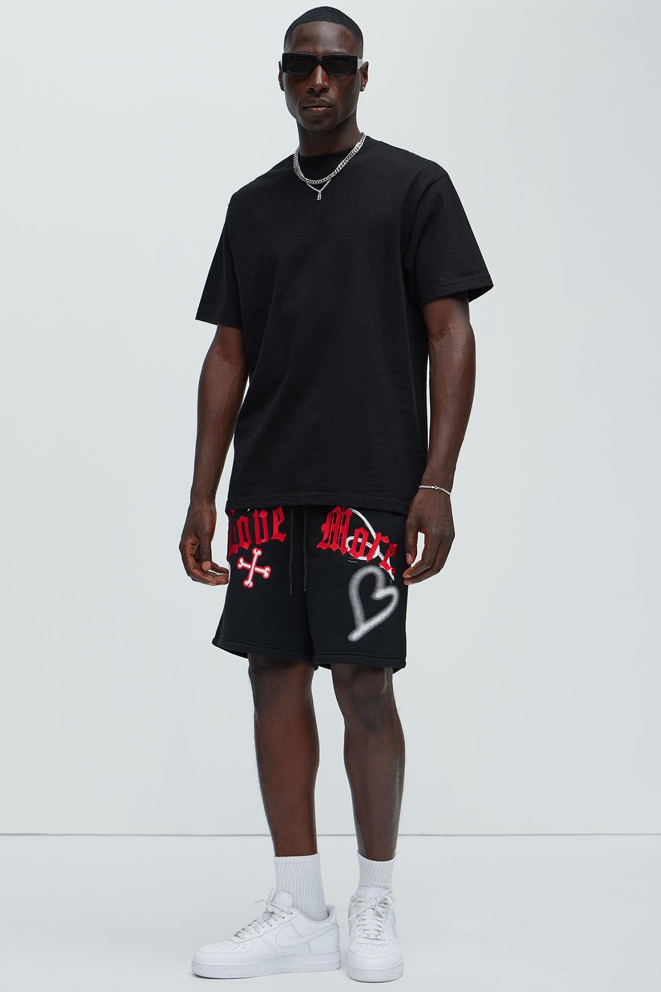 Love More Sweatshorts - Black Product Image