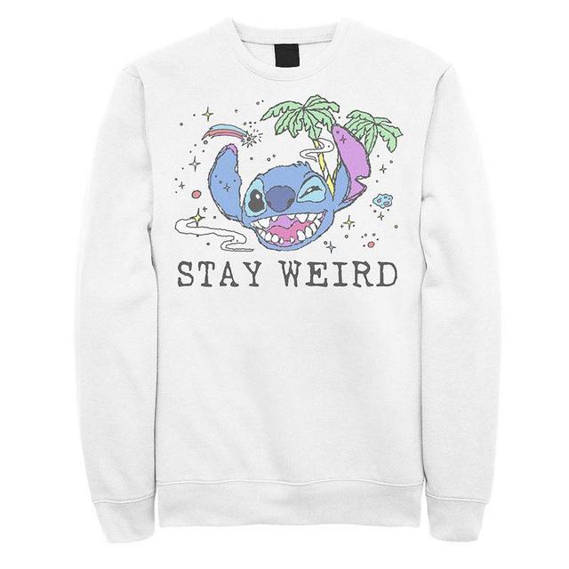 Disneys Lilo & Stitch Stay Weird Stitch Mens Sweatshirt Product Image