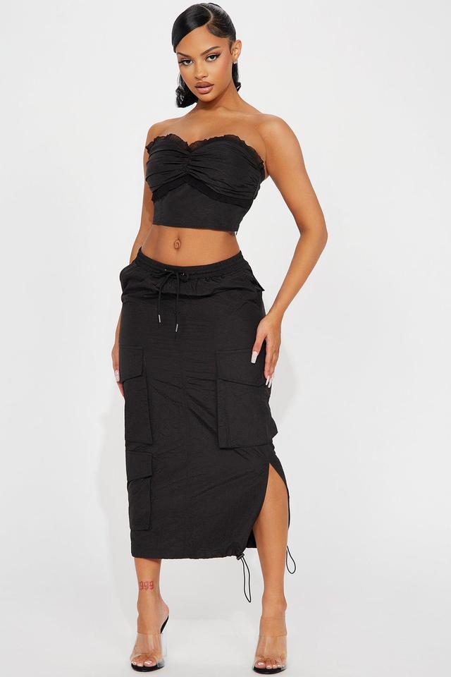 One Last Chance Skirt Set - Black Product Image