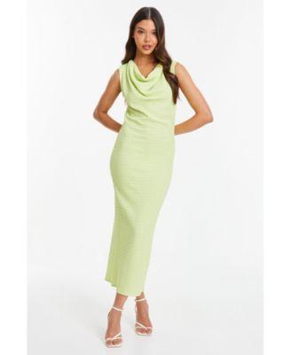 Quiz Womens Cowl Neck Midi Dress Product Image