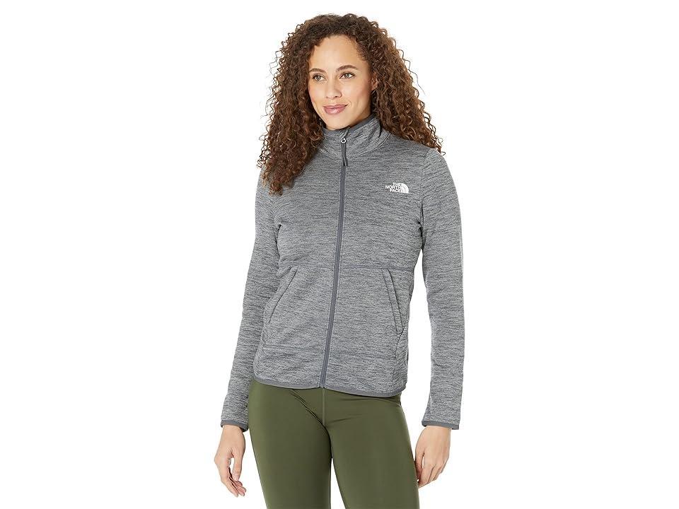 The North Face Canyonlands Full Zip (TNF Medium Grey Heather) Women's Clothing Product Image