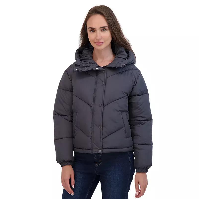 Juniors Sebby Short Puffer Jacket, Womens Product Image