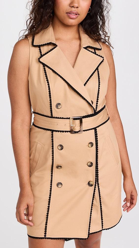 L'AGENCE Hale Trench Mini Dress | Shopbop Product Image