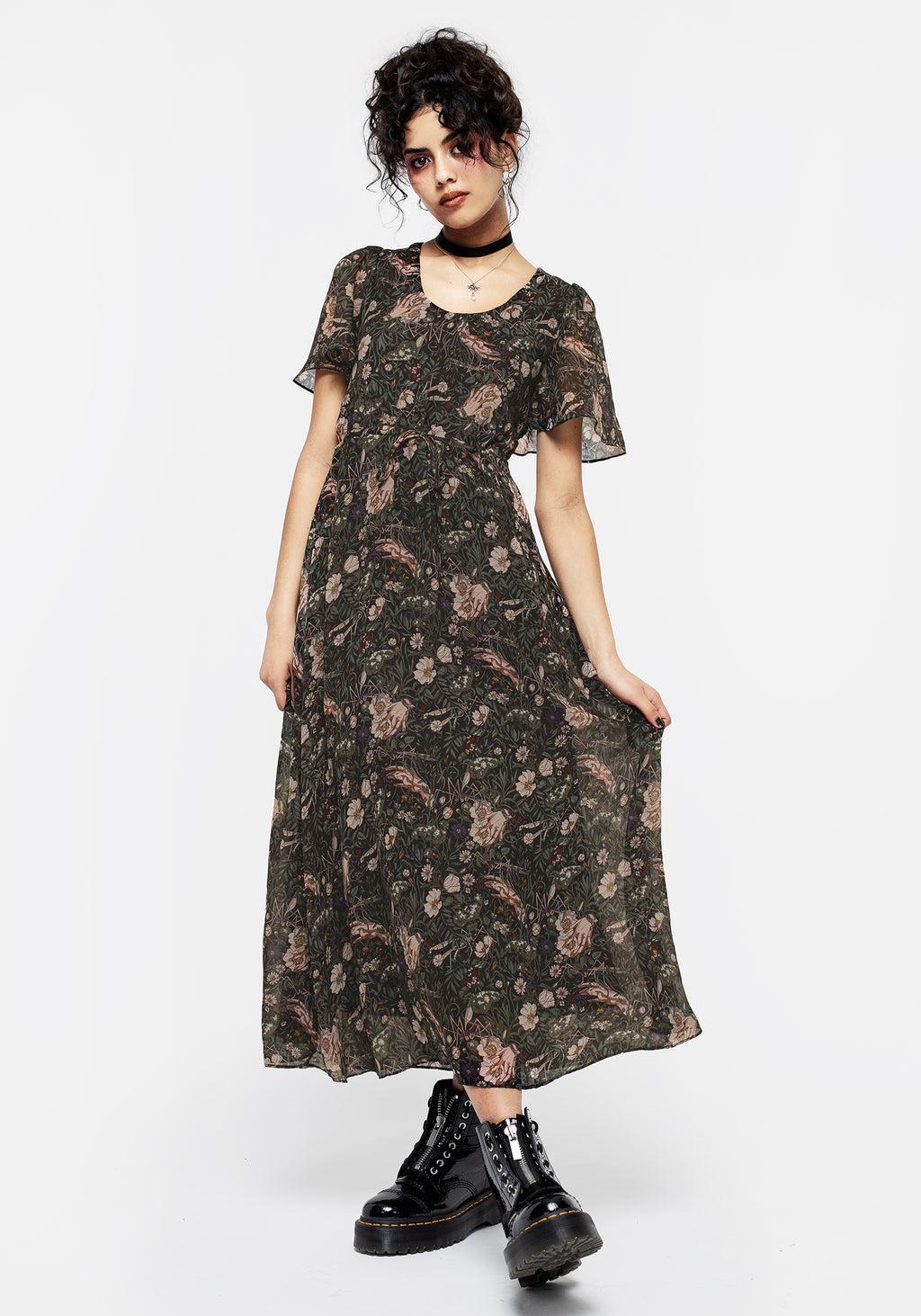 Ophelia Chiffon Midaxi Dress Product Image