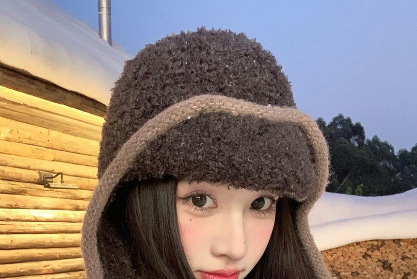 Fleece Plain Trapper Hat Product Image