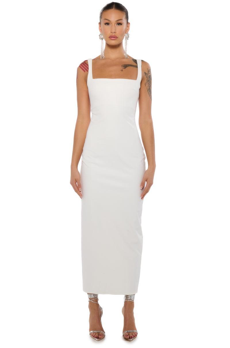 REINA PU MAXI DRESS Product Image