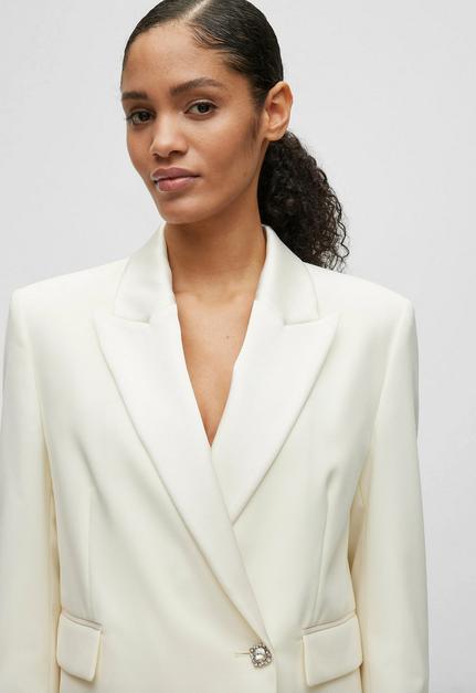 Hugo Boss Joleara Cropped Tuxedo Jacket Product Image