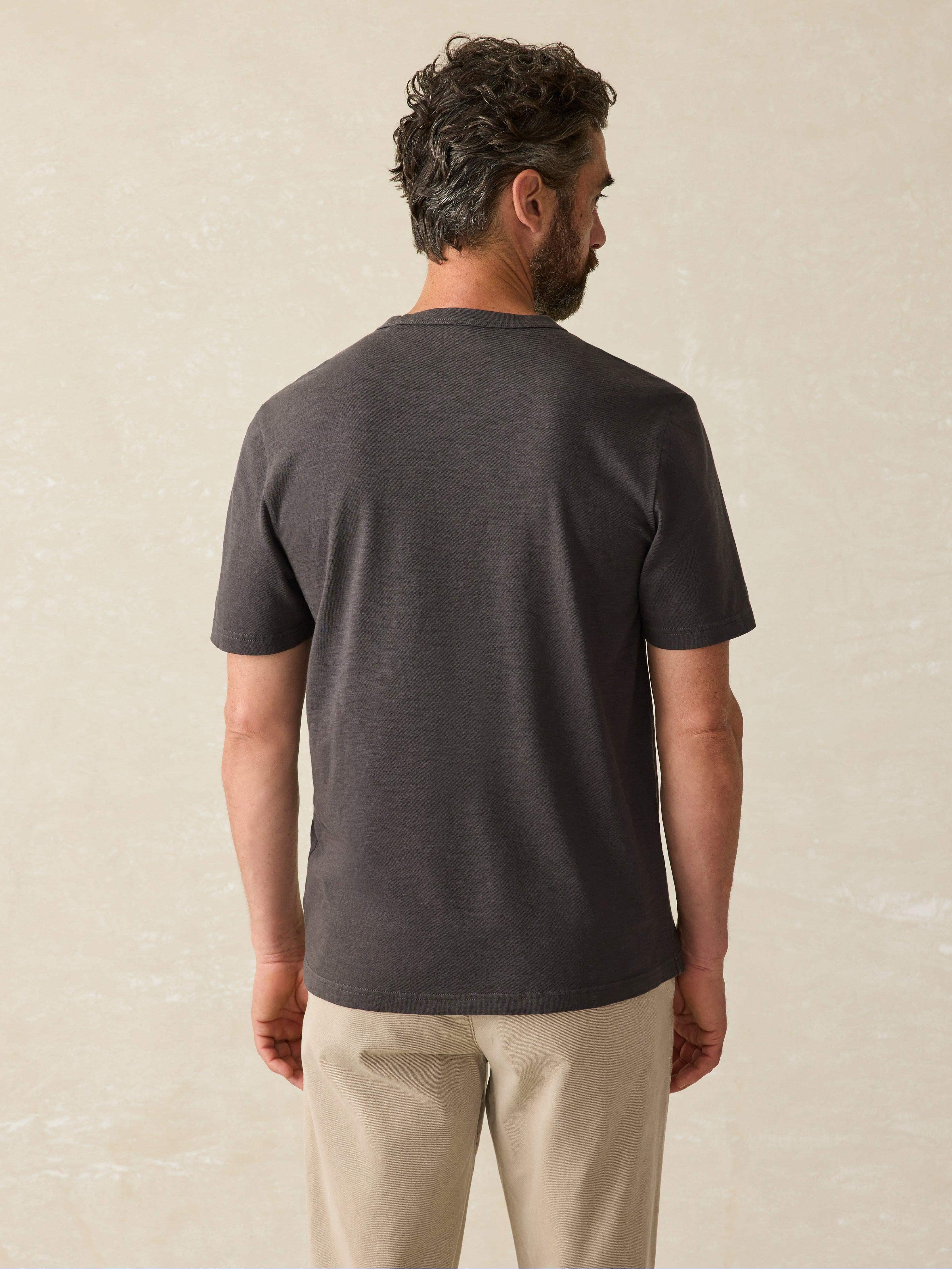 Sunwashed Pocket Tee (Tall) - Washed Black Male Product Image