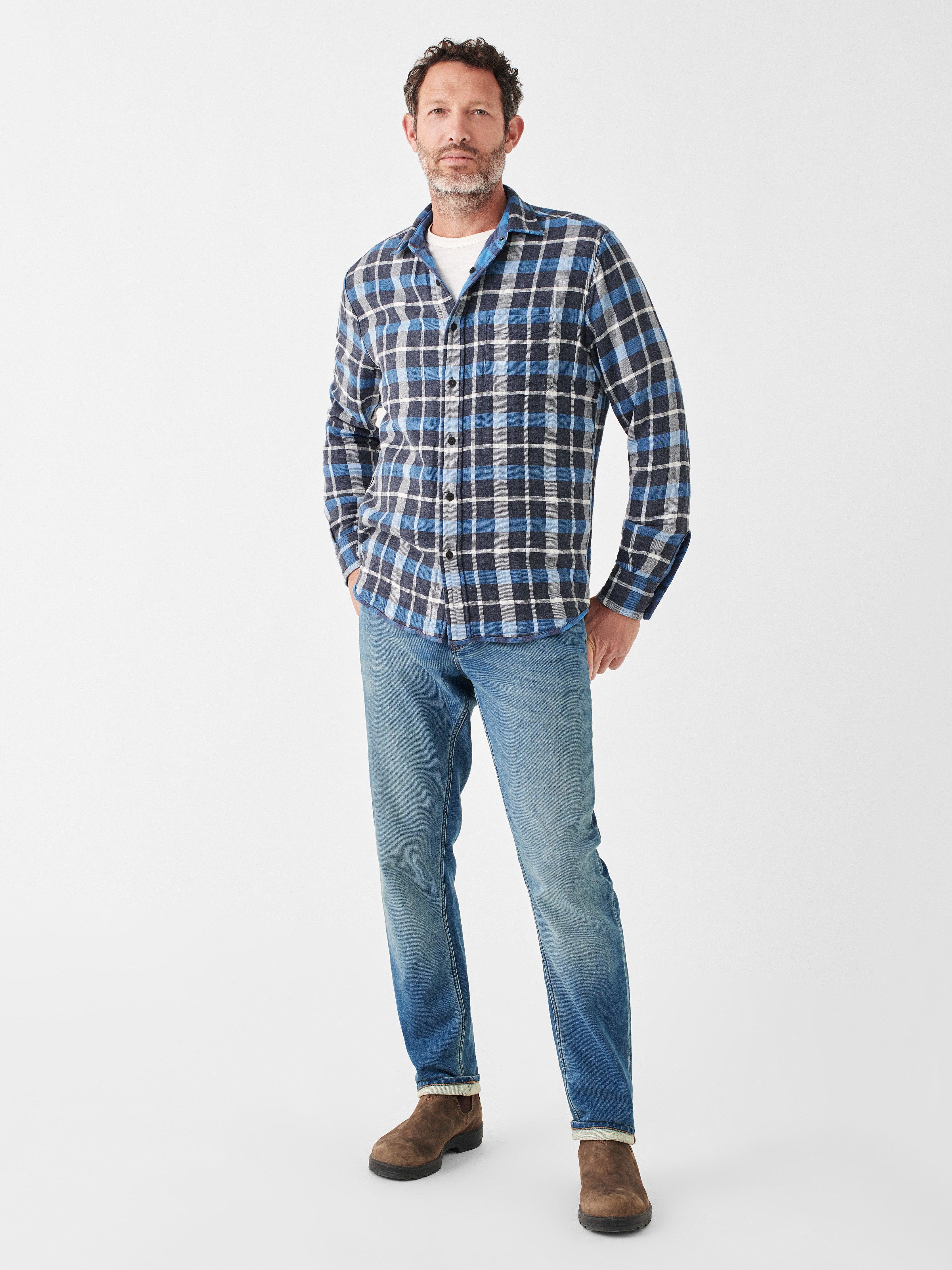 The Reversible Shirt - Cobalt Nights Buffalo Male Product Image